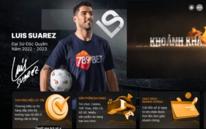 Cầu thủ Luis Suarez làm đại sứ thương hiệu cho 789Bet